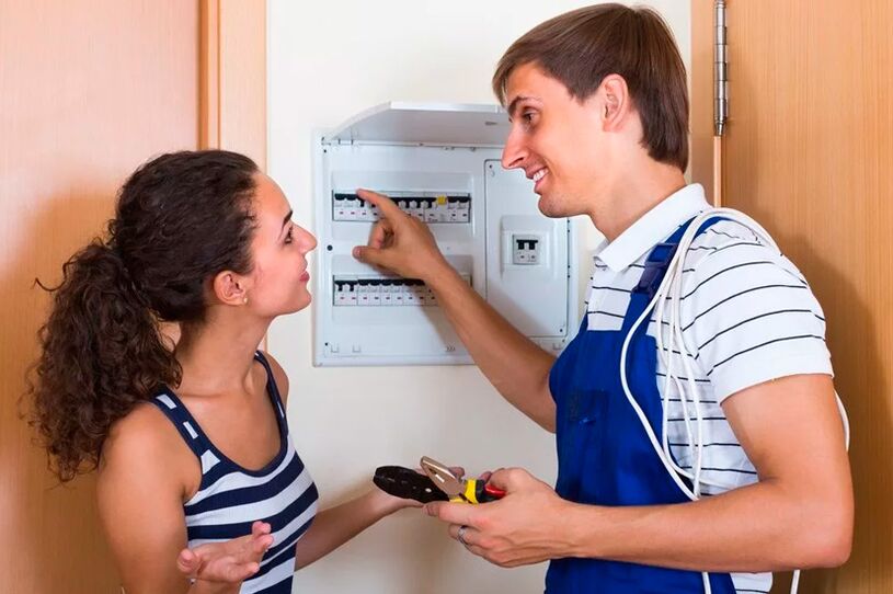 Power outage in the apartment